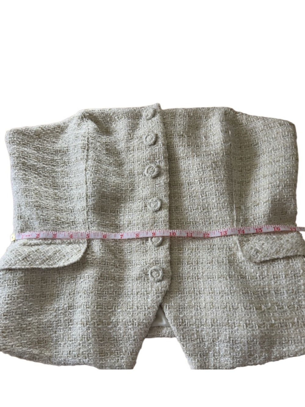 White House Black Market Tweed Bustier Size 14 NWOT - Picture 12 of 13